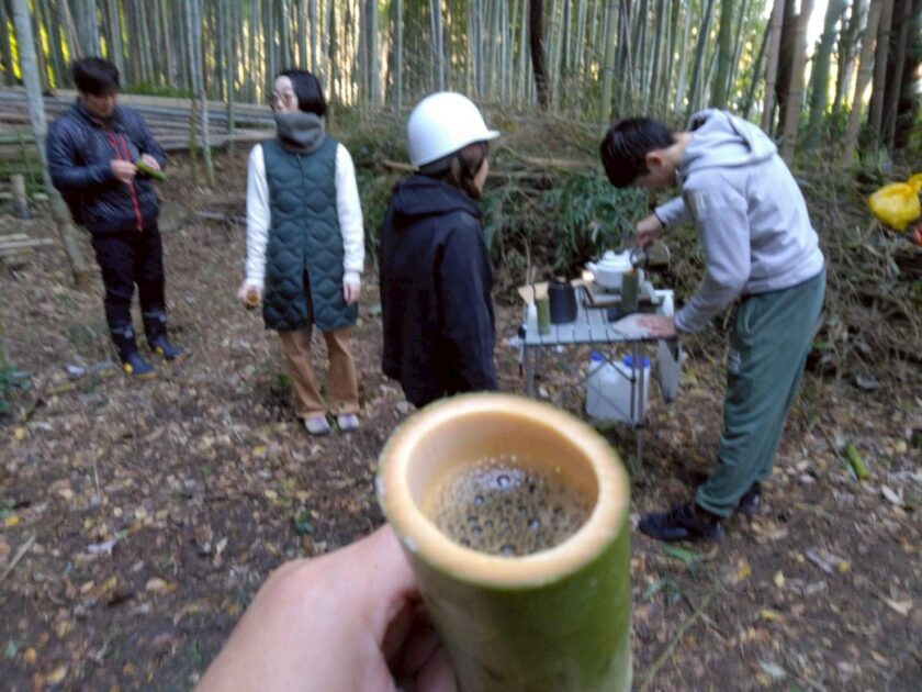 竹林でのひととき
