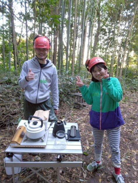穂谷の竹林整備